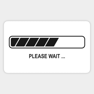 Please Wait Progress Bar Magnet